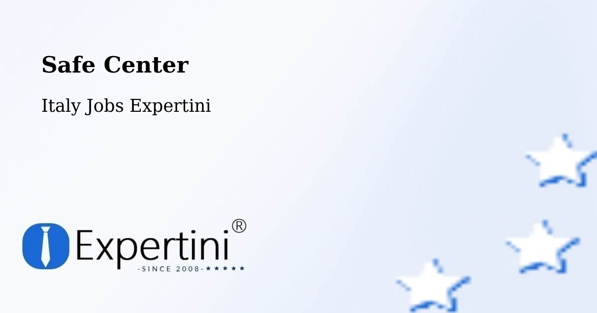 Safety Center – Lomazzo - Italy Jobs Expertini